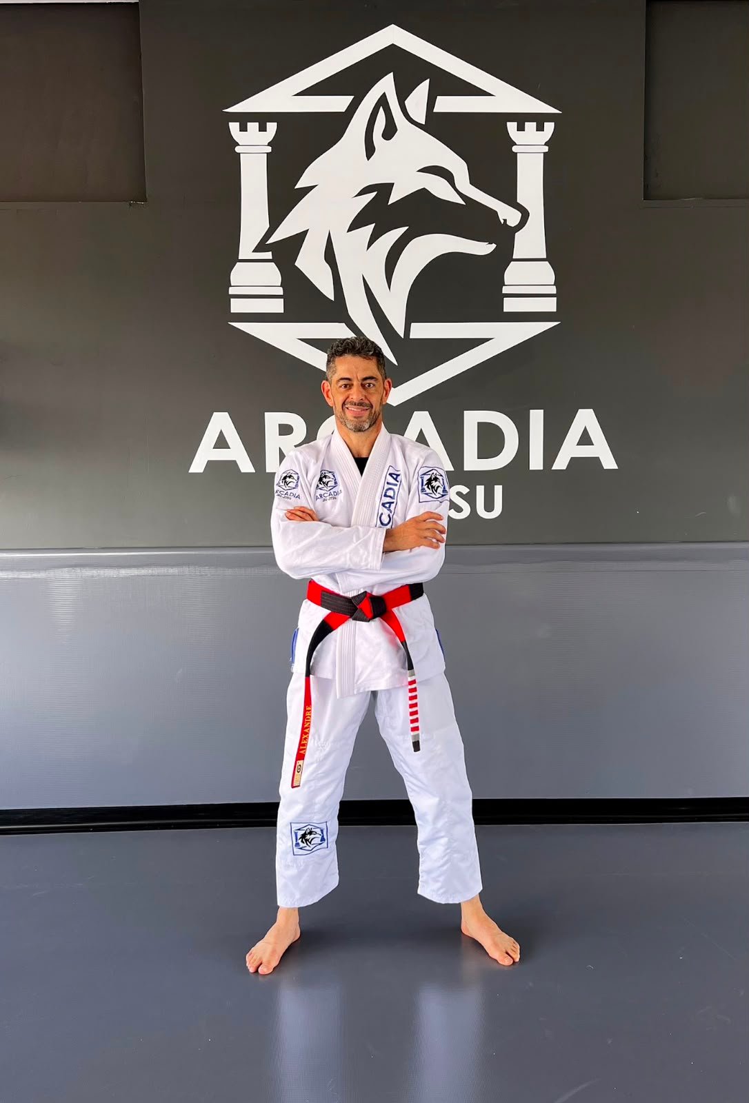 Mestre Alexandre na Arcadia Jiu-Jitsu